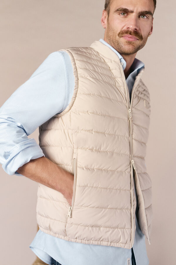 OOTO Chaleco acolchado ultralight Beige