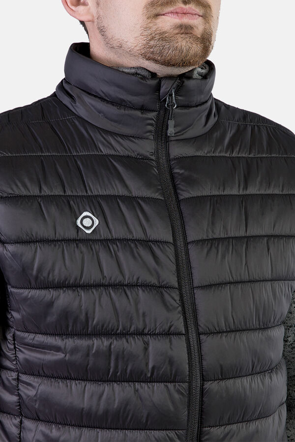 Izas Chaleco con relleno Mount-Loft Negro