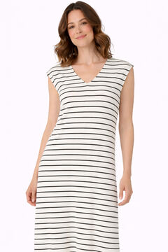 Vila Vestido midi reversible con algod&oacute;n