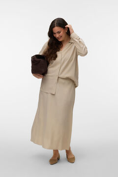 Vero Moda Curve Falda lino 7/8 talla grande