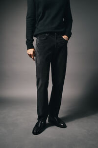 OOTO Pantalón 5 bolsillos slim fit pana