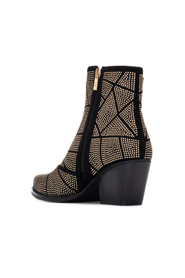 XTI Bot&iacute;n cowboy tachas Dorado