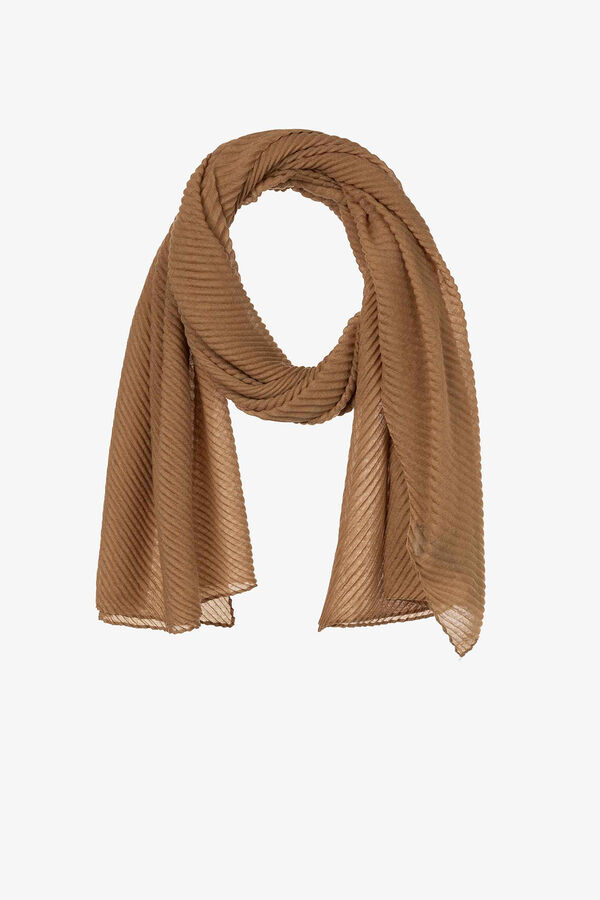 Vilanova Pa&ntilde;uelo Rectangular Plisado Beige