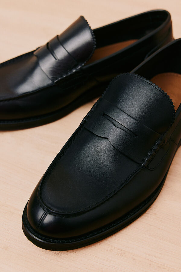 OOTO Mocasin piel Negro