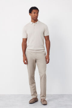Cortefiel Jersey polo b&aacute;sico manga corta