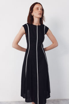 Cortefiel Vestido contrastes