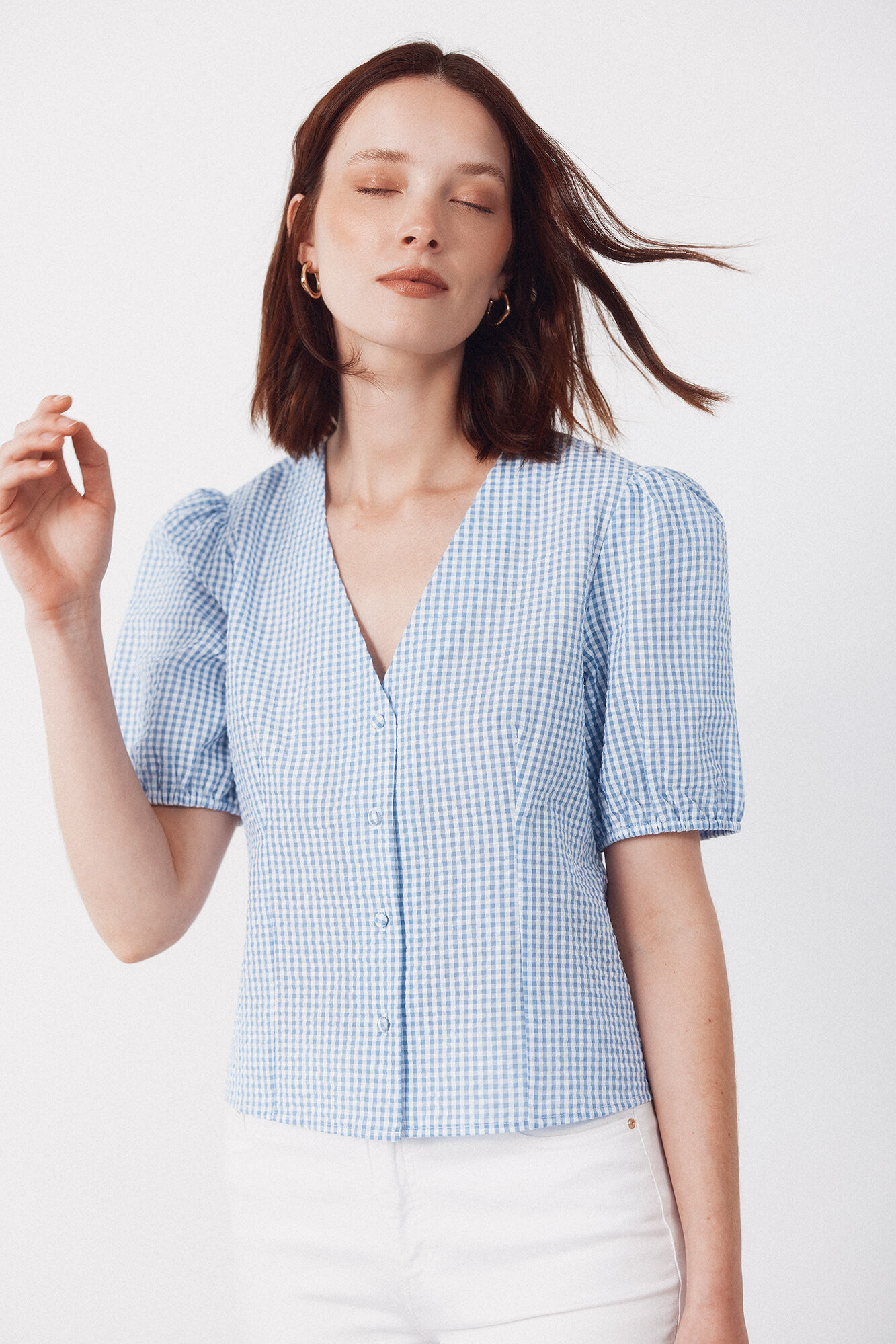 Cortefiel Blusa vichy
