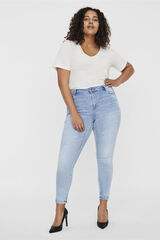 Vero Moda Curve Plus size skinny jeans Blue