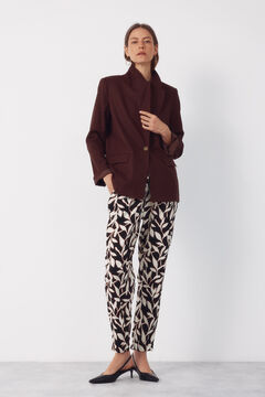Cortefiel Pantal&oacute;n flu&iacute;do con textura