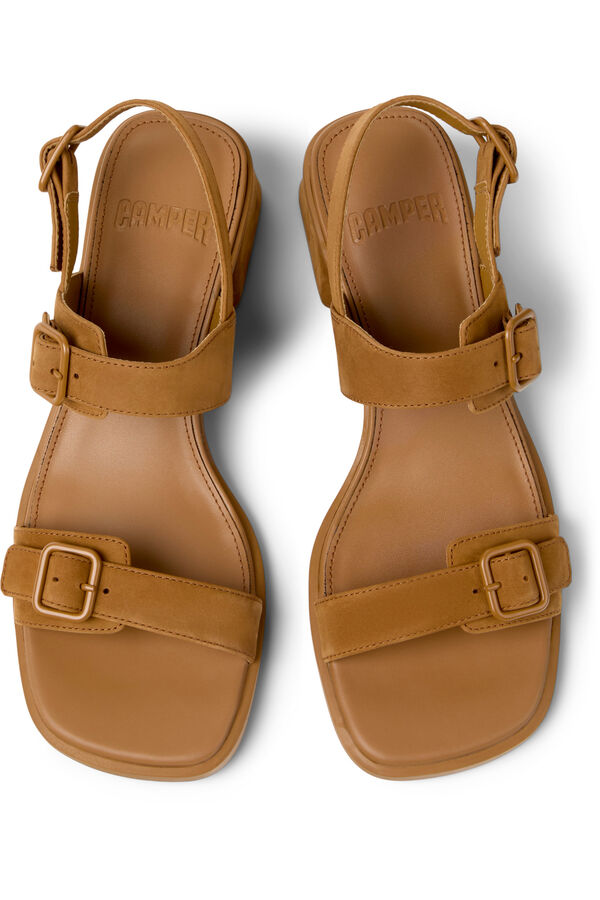 Camper Sandalias de piel mujer Marr&oacute;n