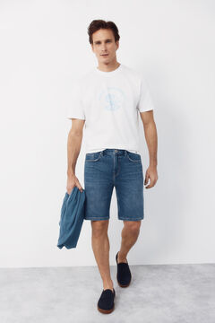 Cortefiel Bermuda denim regular