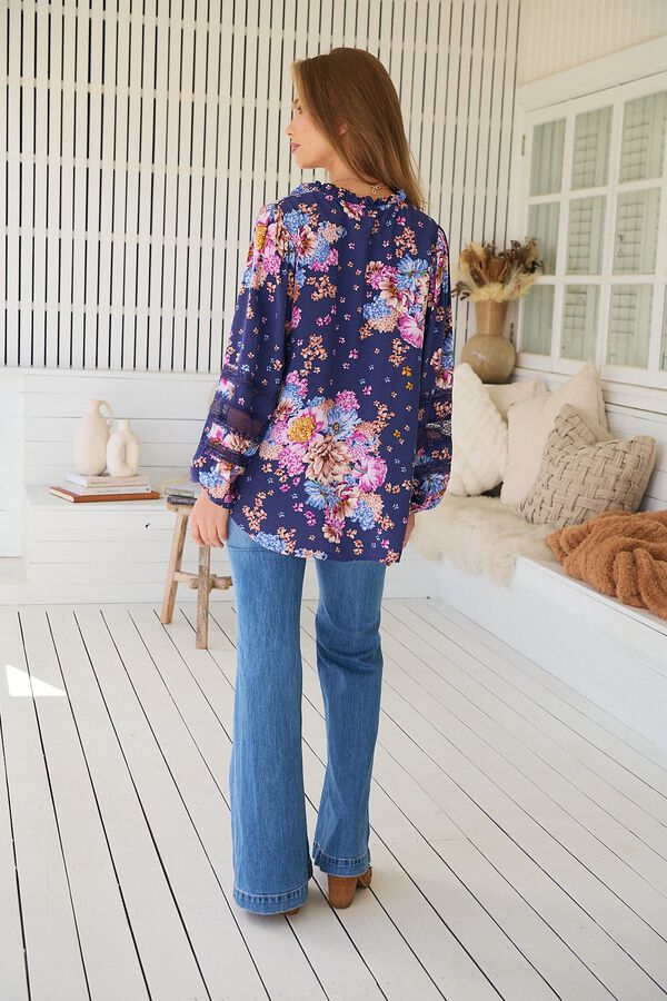 Jaase Blusa fluida Azul