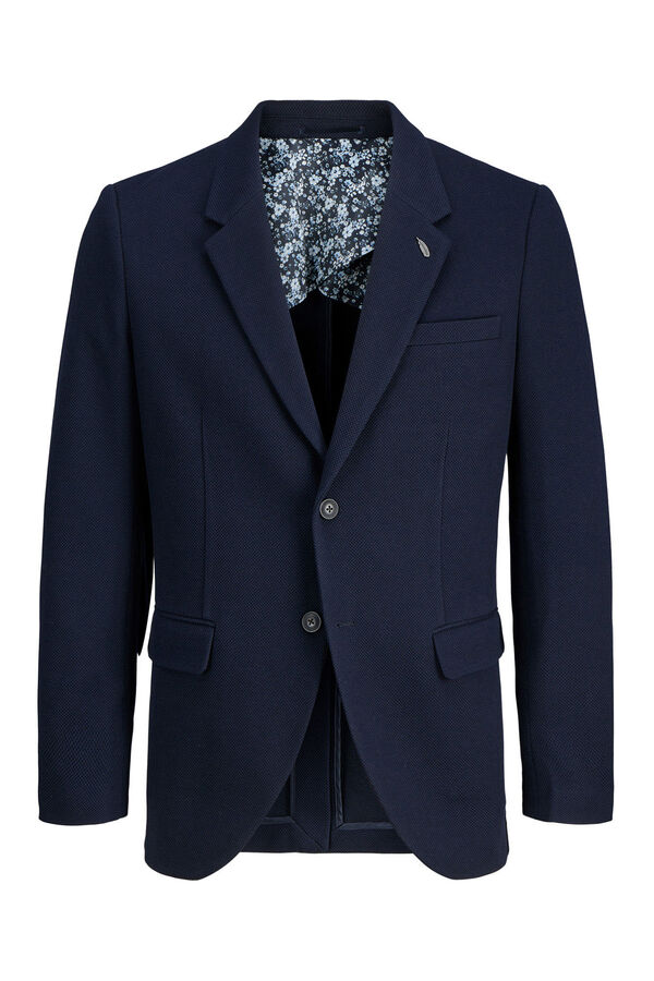 Jack & Jones Slim fit jersey-knit blazer Navy