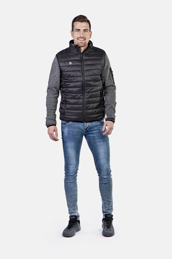 Izas Chaleco con relleno Mount-Loft Negro