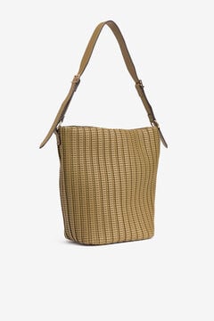 Vilanova Bolso de Hombro con Textura Grabada