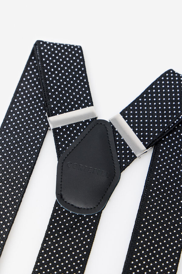 Cortefiel Tirante elastico microlunar Negro