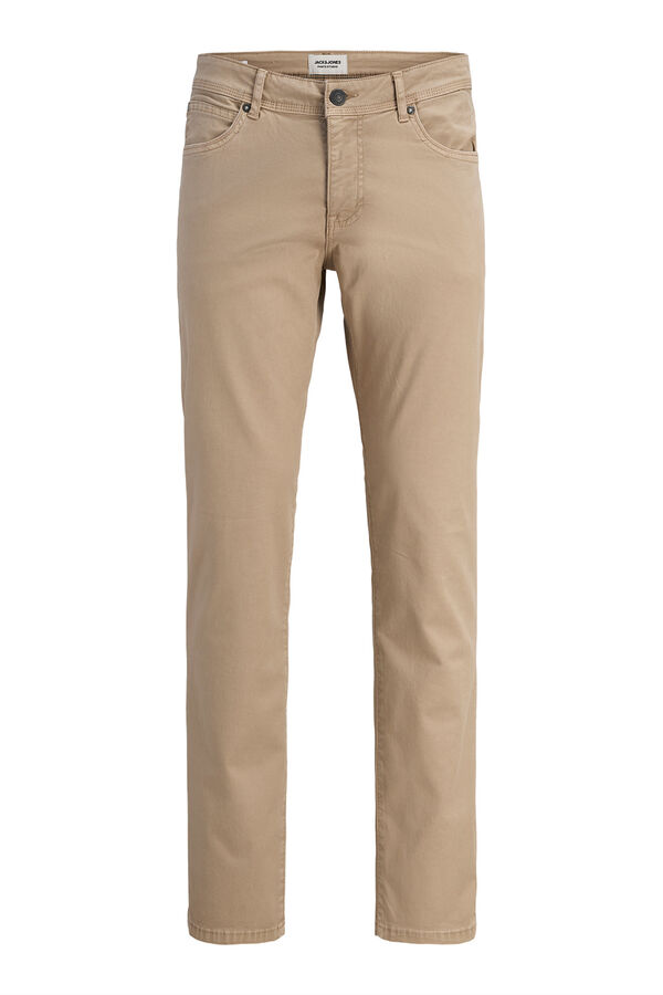 Jack & Jones Pantal&oacute;n b&aacute;sico regular Beige