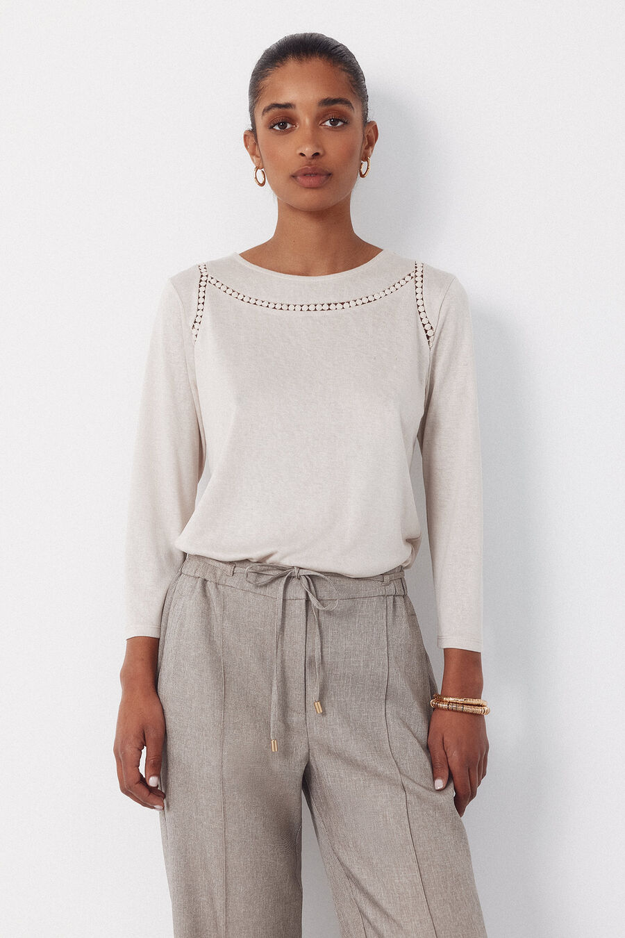 Camiseta detalle vainicas