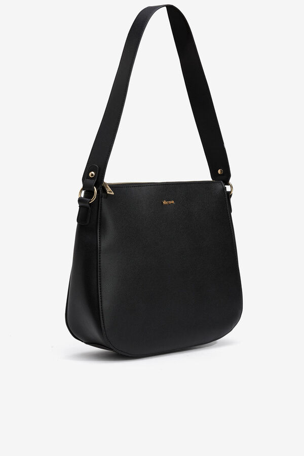 Vilanova Suitcase with a plain handle Black