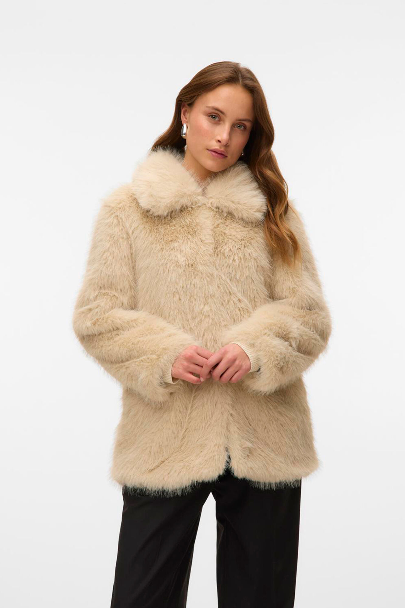 Vero Moda Abrigo de pelo