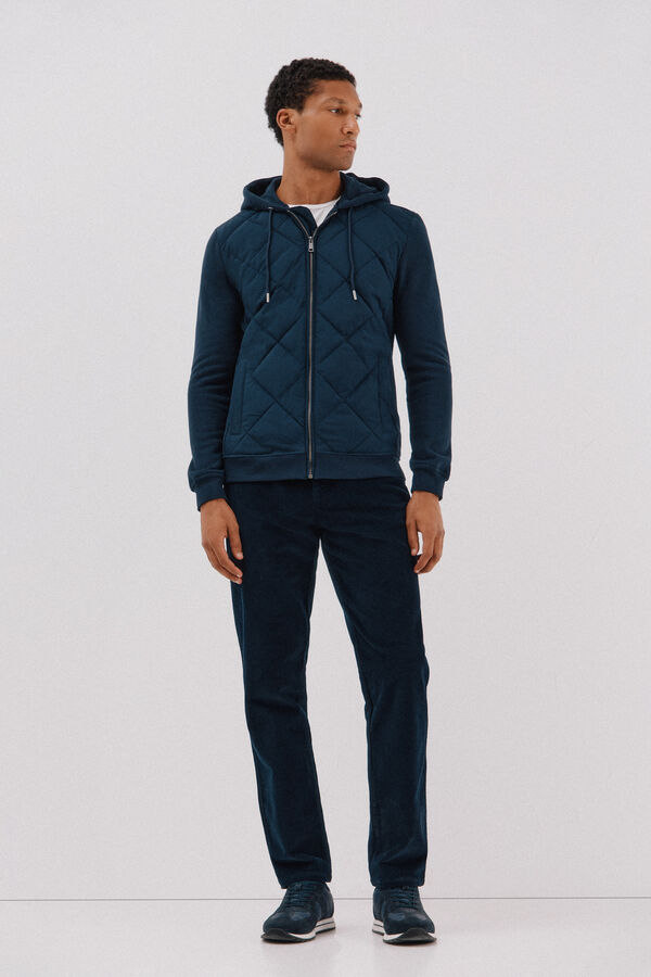 Cortefiel Corduroy chinos Navy