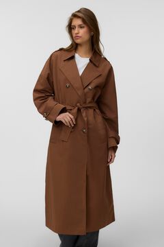 Vero Moda Gabardina comprida com cinto