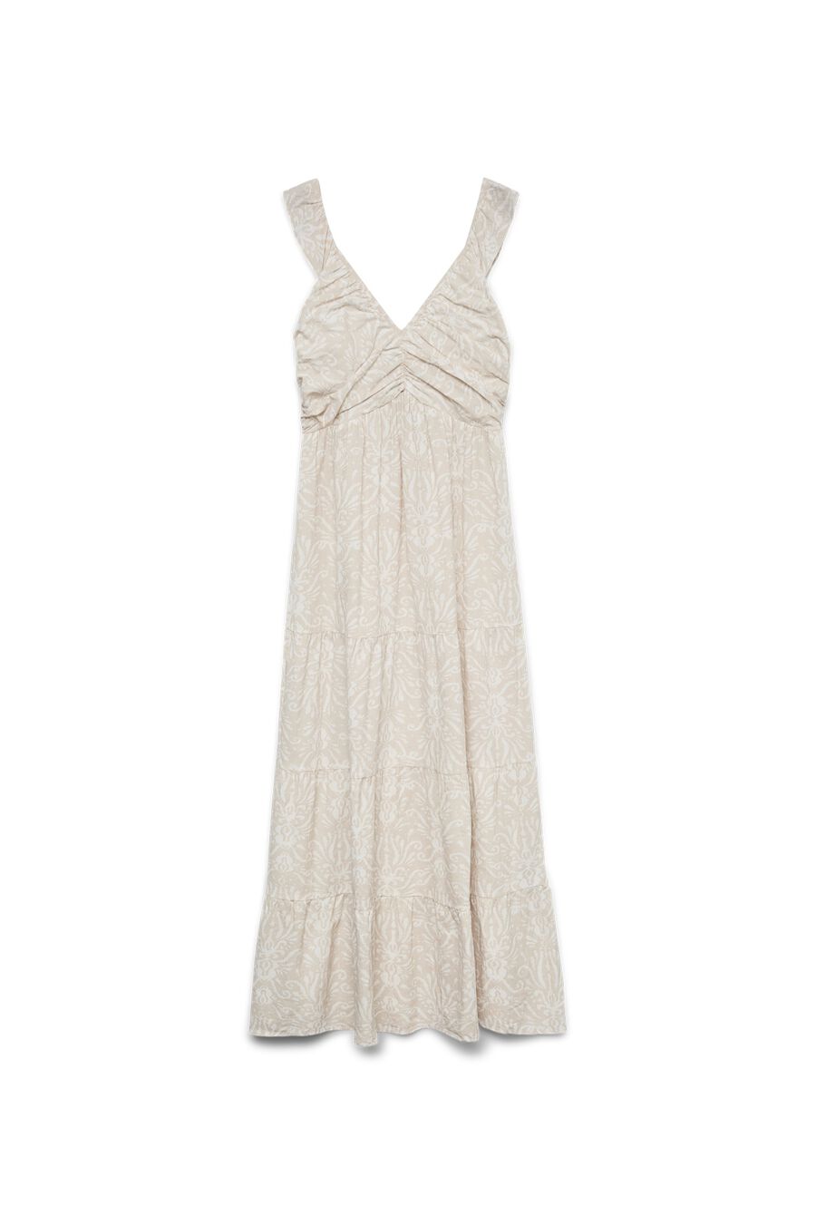 Vestido midi de algodón