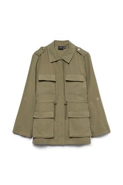 Vero Moda Parka mangas ajustables con cuello de camisa