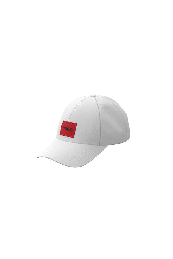 HUGO Gorra de b&eacute;isbol de 6 paneles Blanco