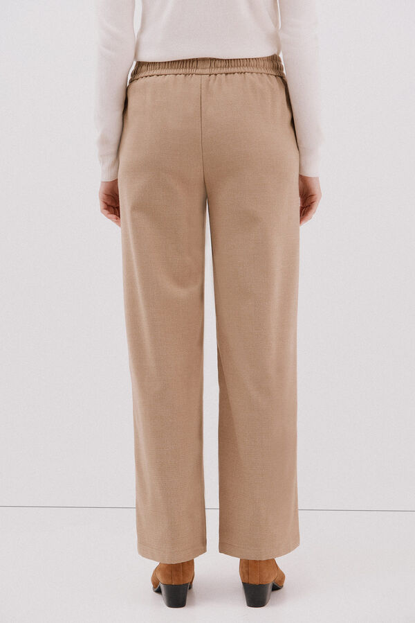 Cortefiel Texturas de borracha Panralón Tostado