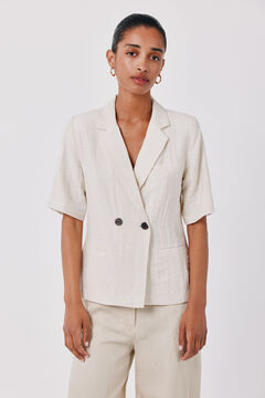 Cortefiel Blazer de mujer de manga corta