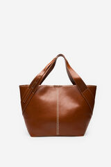 Cortefiel Capazo pespuntes Marrón