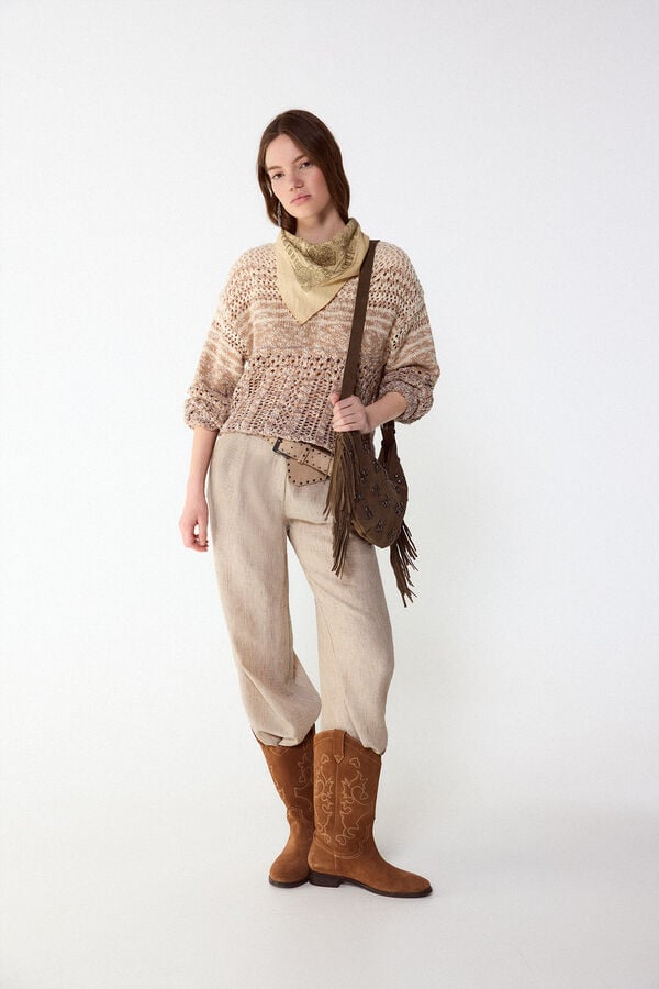 Slowlove Pantal&oacute;n flu&iacute;do &iacute;ndigo Arena