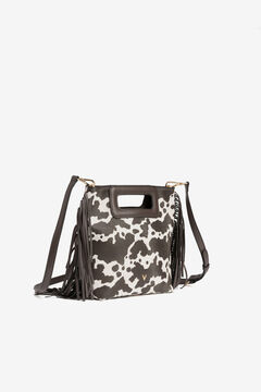 Vilanova Bolso Efecto Vaca con Flecos