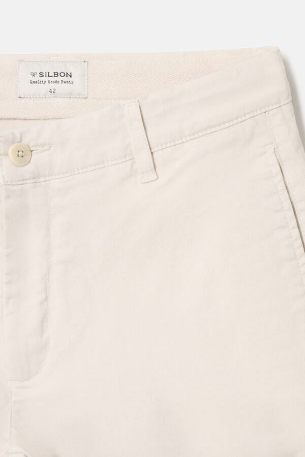 Silbon Pantal&oacute;n sport cargo Beige