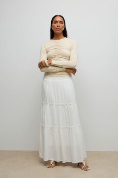Vero Moda Saia comprida com folhos