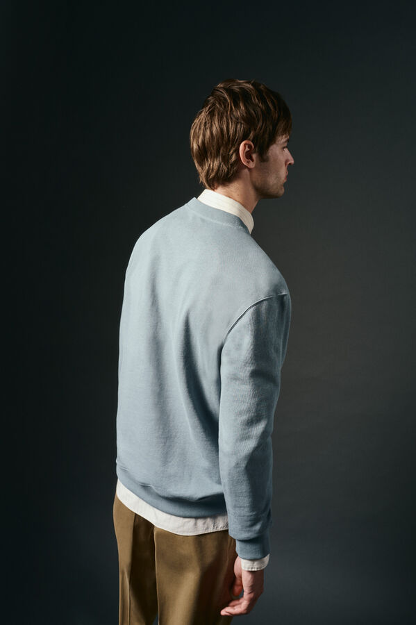 OOTO Sudadera logo bordado Azul