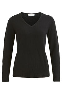 Vila Jersey de punto cuello en V de viscosa