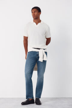 Cortefiel Jersey polo piqu&eacute; manga corta