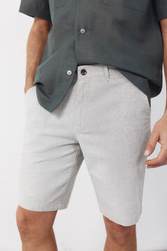 Cortefiel Bermuda oxford tecido