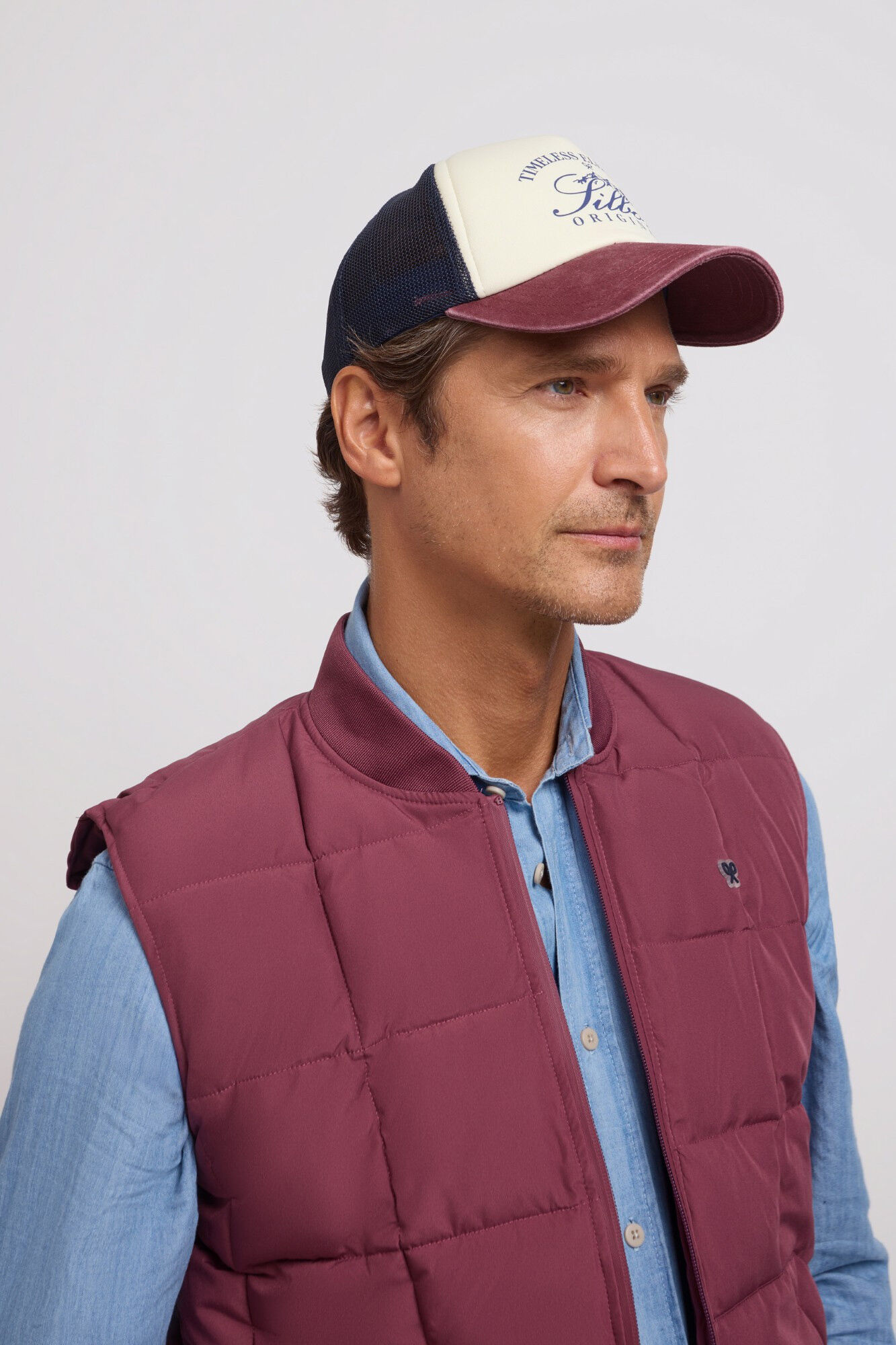 Silbon Chaleco tecnico cuadros