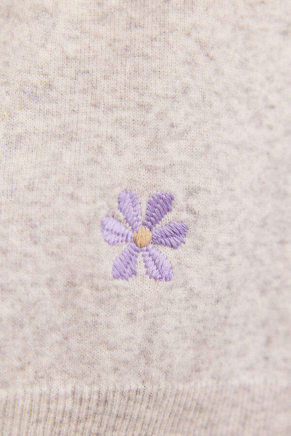 Slowlove Jersey bordados Gris
