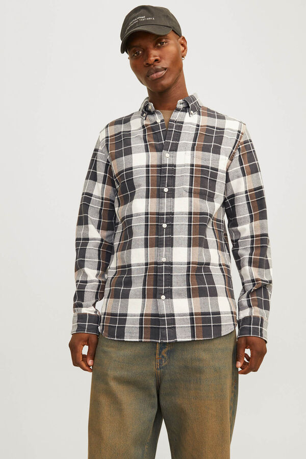 Jack & Jones Camisa estructura Blue