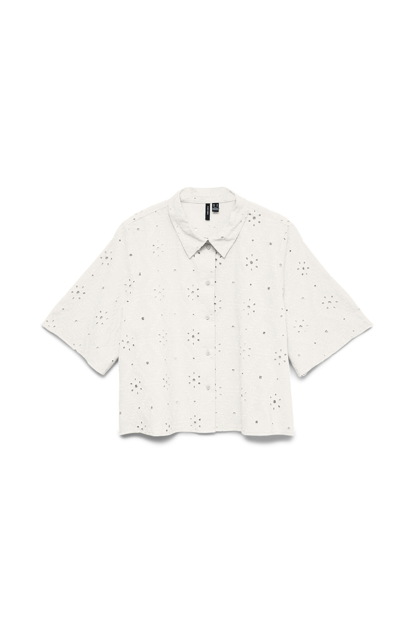 Vero Moda Camisa cropped con bordados