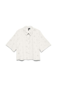 Vero Moda Camisa cropped con bordados