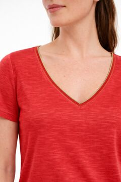 Vila Camiseta manga corta de viscosa