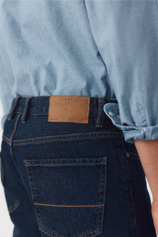 Cortefiel Pantal&oacute;n vaquero regular fit Azul marino