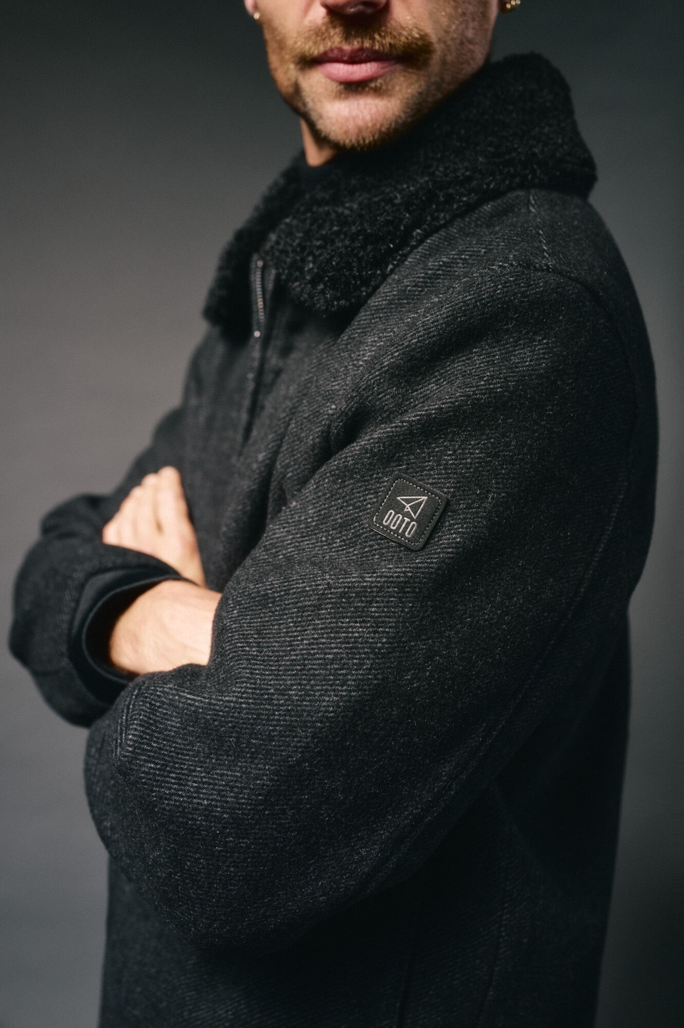 OOTO Chaqueta de lana borrego