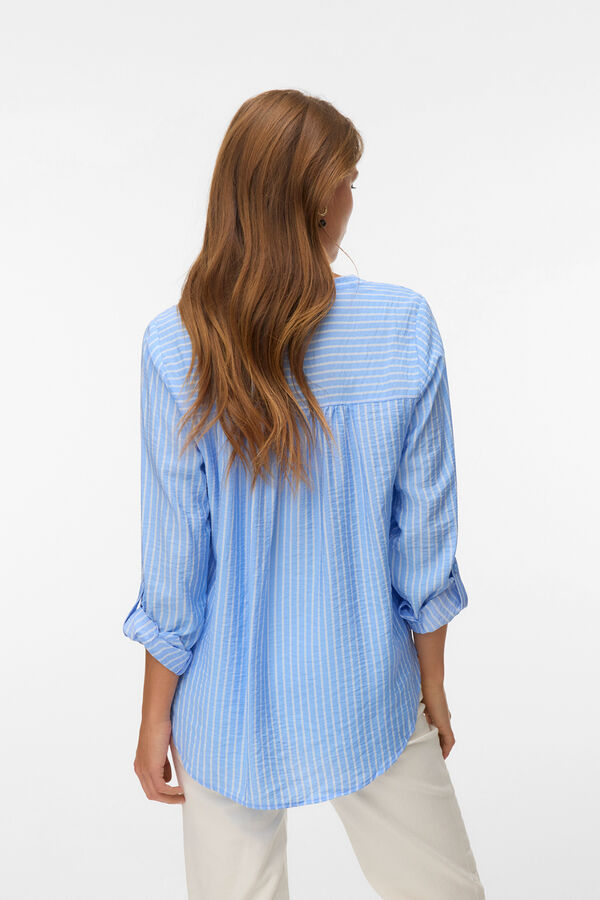 Vero Moda Camisa de manga larga Azul