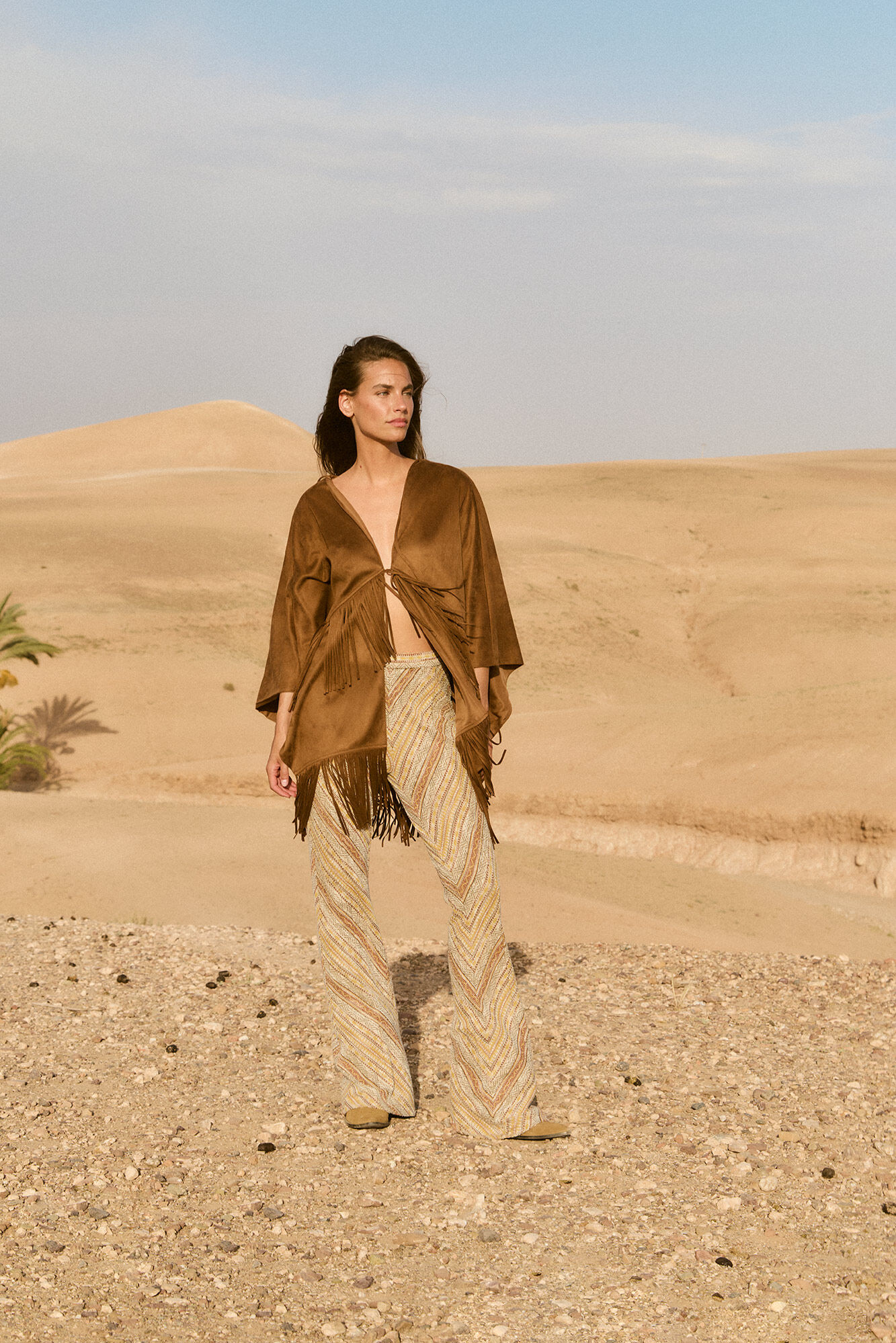 Slowlove Cal&ccedil;as &agrave; boca de sino de malha